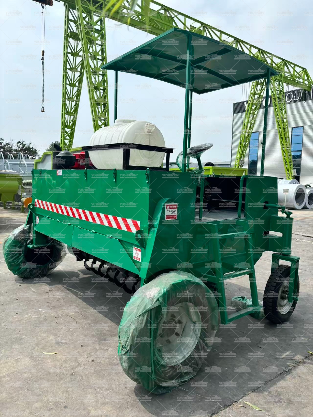 Volteador de Compost Autopropulsado Despachado a Ecuador por Yushunxin Volteador de Compost Autopropulsado Despachado a Ecuador por Yushunxin